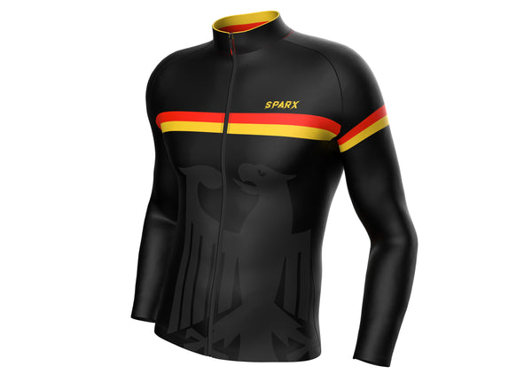 Men Germany Cycling Thermal Jersey