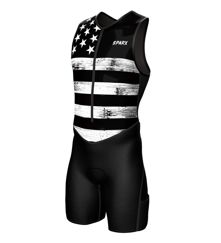 usa flag cycling suit