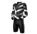Men Black Brushes Thermal Cycling Suit