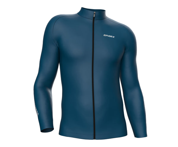 Cycling Yale Blue Thermal Jacket