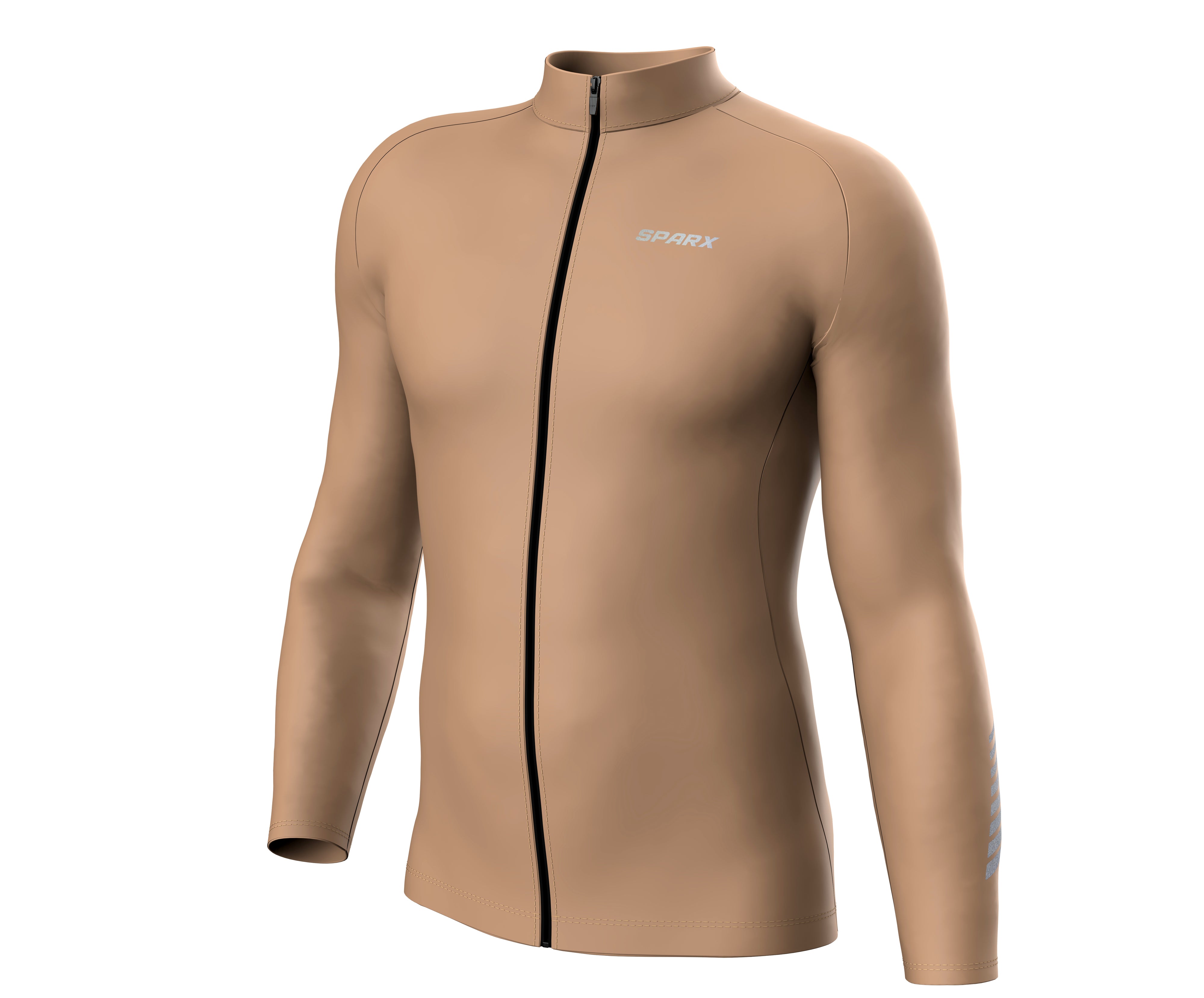 Cycling Beige Thermal Jacket