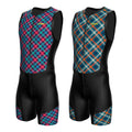 Check triathlon Suit